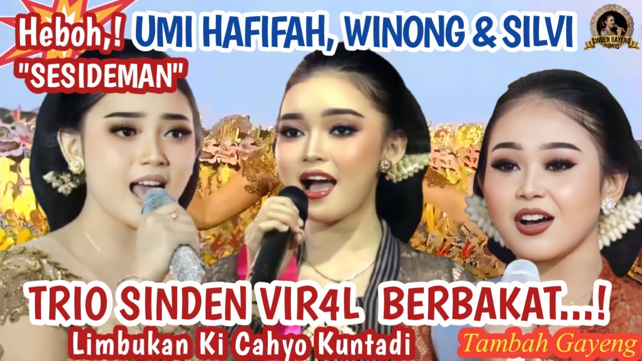 UMI HAFIFAH, WINONG & SILVI KUMALASARI Part 2 - (Sesideman)  Bikin Heboh! | #limbukan Gayeng...!