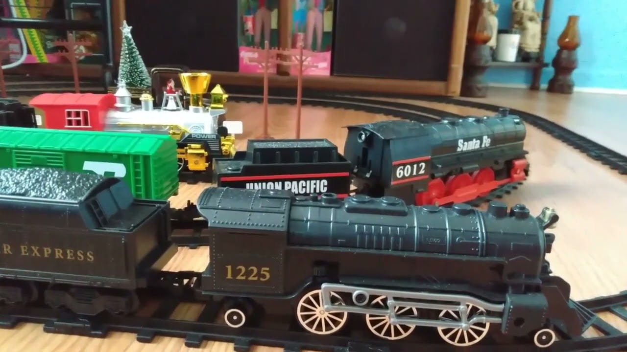 The Three Holiday Toy Train Sets (2024)
