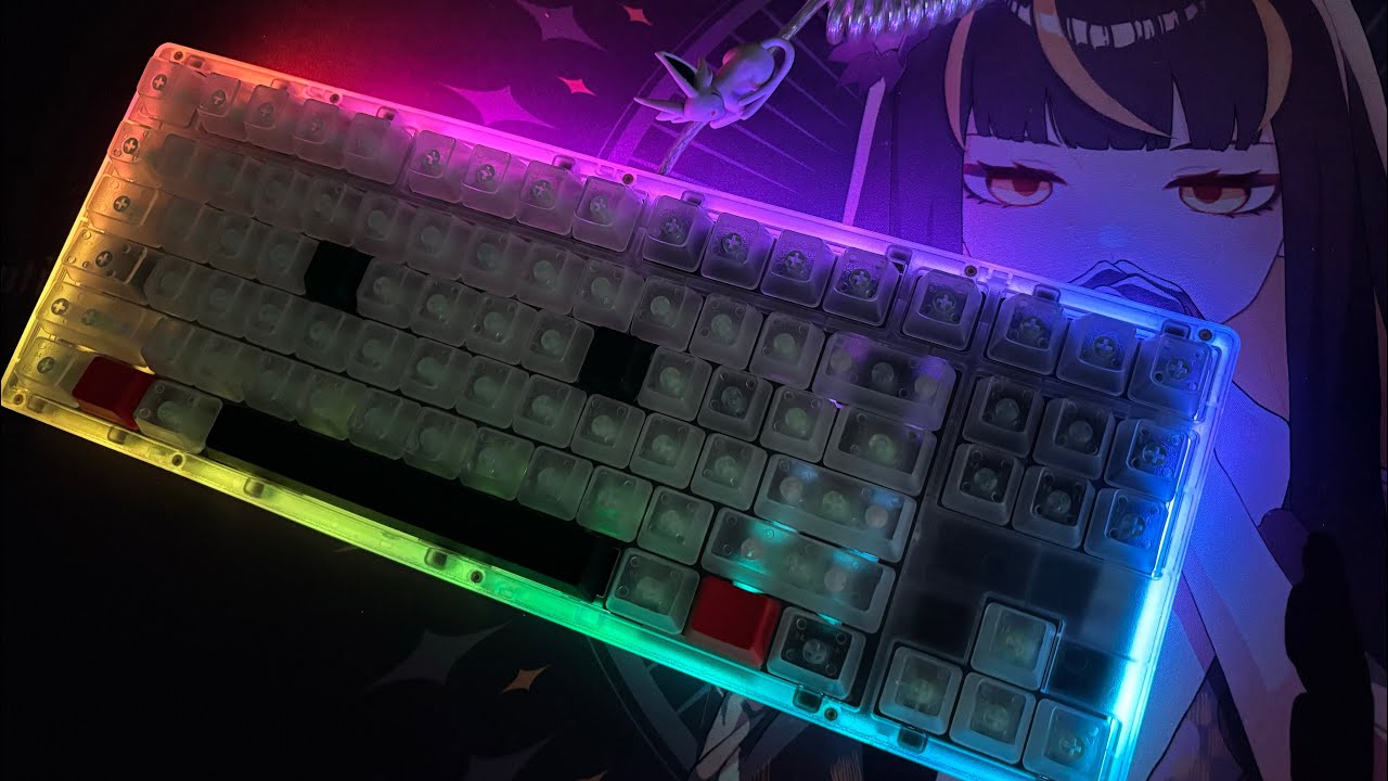 tiger 80 lite pc plate with gateron baby kangaroo switches
