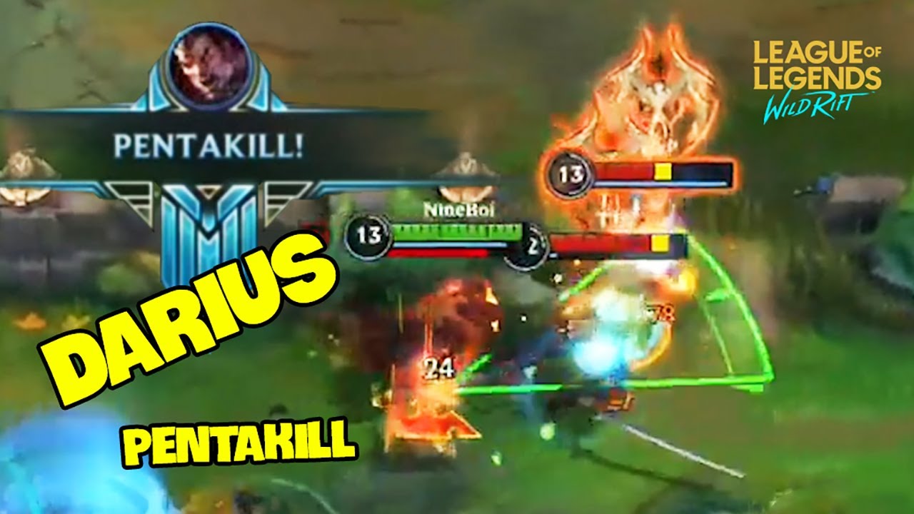 20 MINUTES OF DARIUS' PENTAKILL - SYNTHETIC | LoL Wild Rift Montage