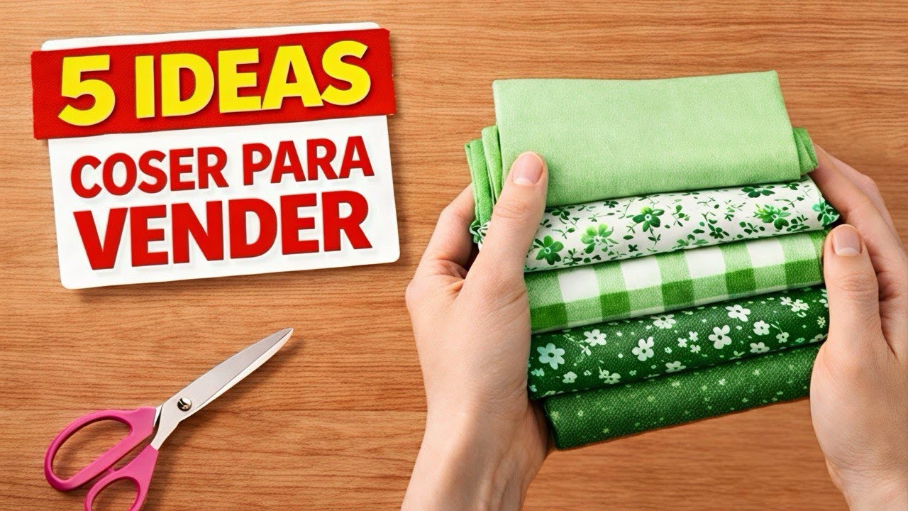 5 Ideas para Coser y Vender Fácil y Rápido 🧵💰 | Costura Creativa que Sí se Vende