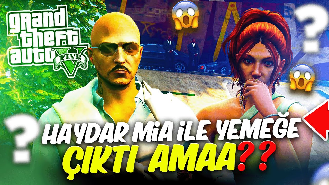 GTA 5 HAYDAR İLE POLİSİYE !! HAYDAR MİA İLE YEMEĞE &Ccedil;IKTI AMAA??&nbsp;!!!&nbsp;#88