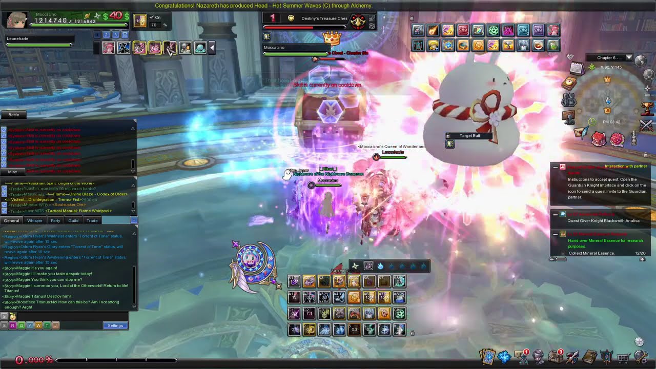 Aura Kingdom Online - Clearing Vault of Eternity 5-P Floor 1 - Floor 12 Soloing with Stellar Sphere