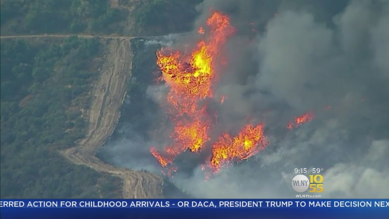 La Tuna Fire Rages Outside LA
