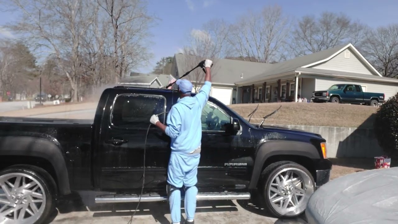 60s_GANG outside with THE CAR WASH pt2  #gmc #sierra #pontiac #firebird  February 10th 2026