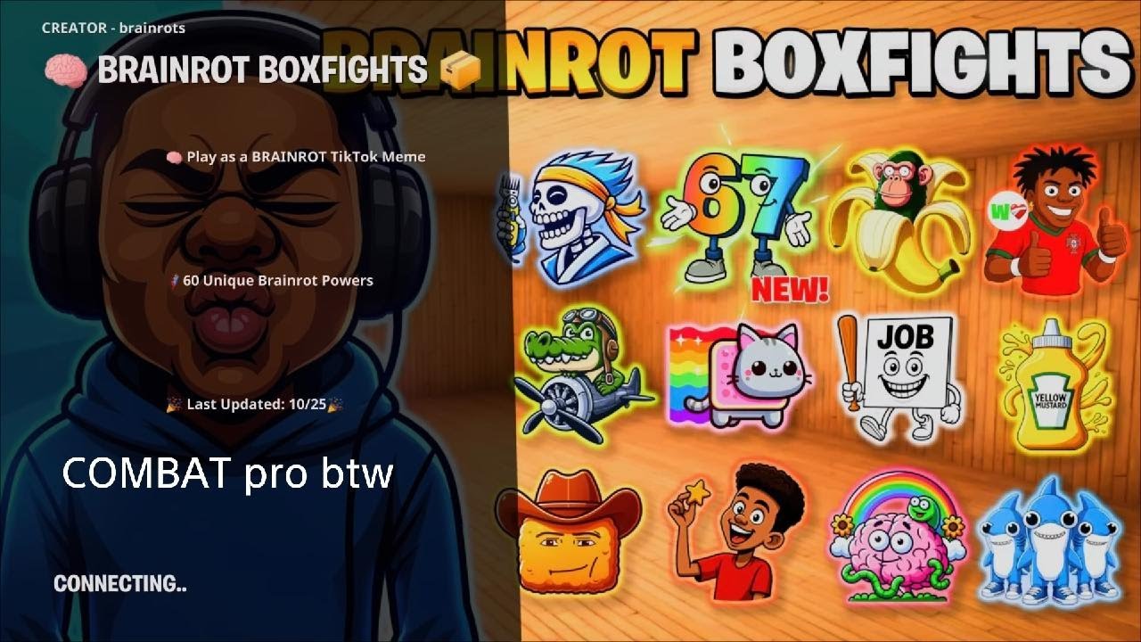 Destroying kids in Brain rot box fights (: