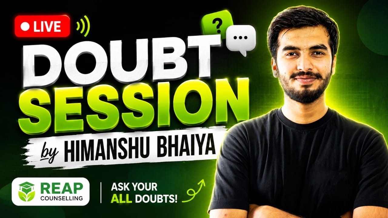 REAP 2026 LIVE DOUBT SESSION 2026