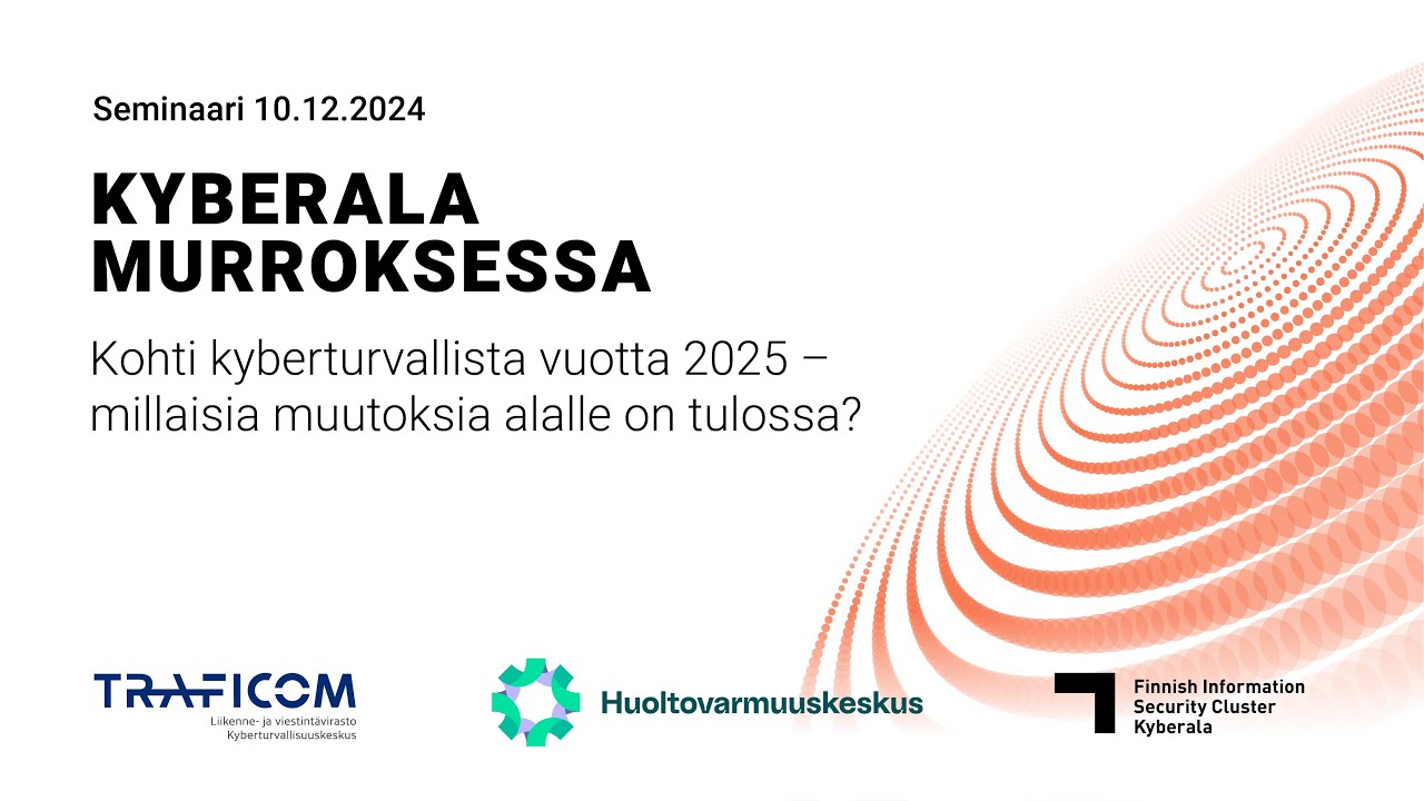 Kyberala murroksessa -webinaari 10.12.2025