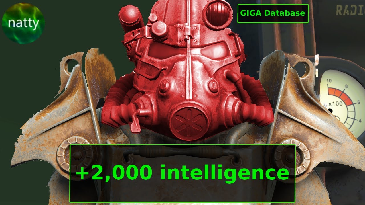 Fallout 4, but Power Armor Mods are 1000% Stronger