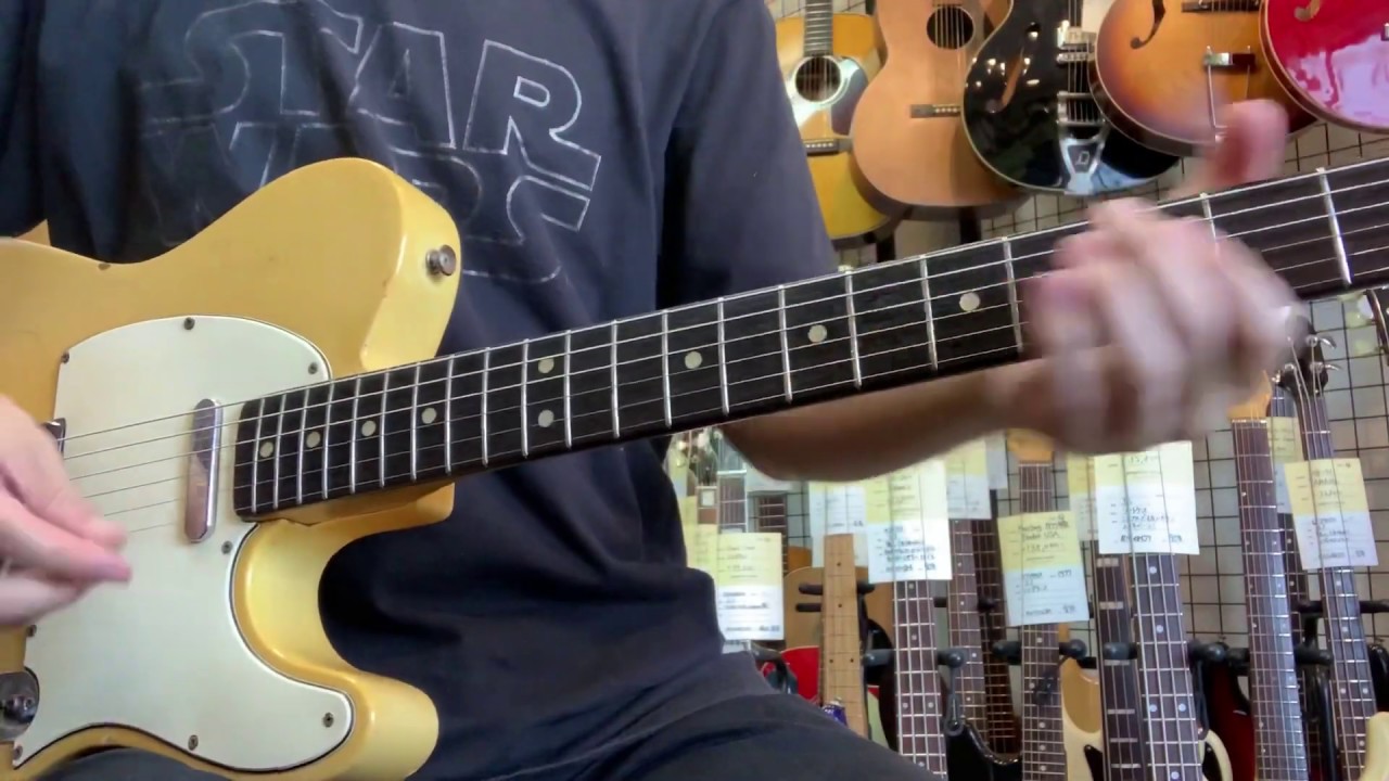 【中古】Fender Telecaster Olympic White / R 1968年製【試奏動画】