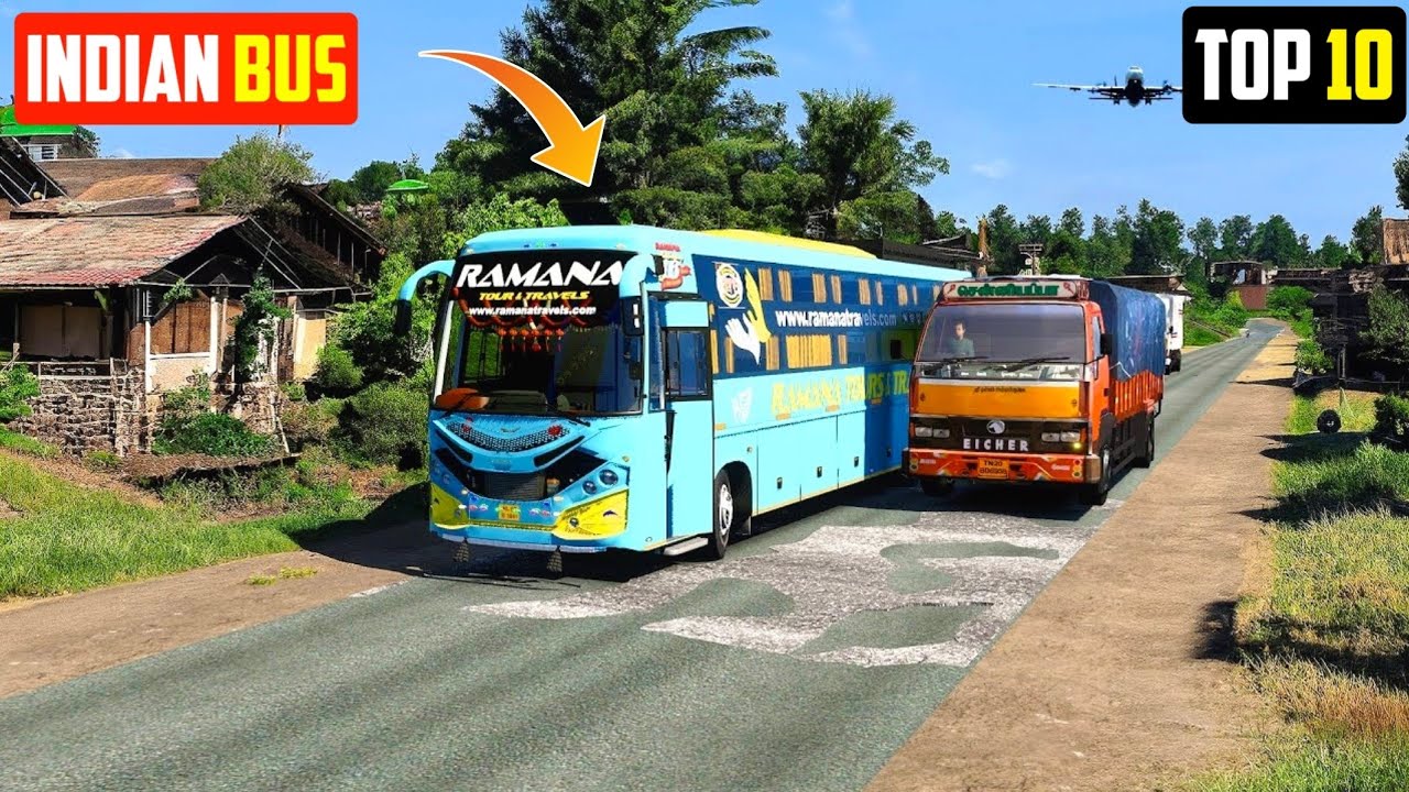Top 10 Indian Bus simulator games for Android | Best Indian Bus Game On 2024