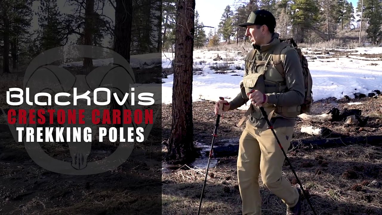 BlackOvis Crestone Carbon Fiber Trekking Poles