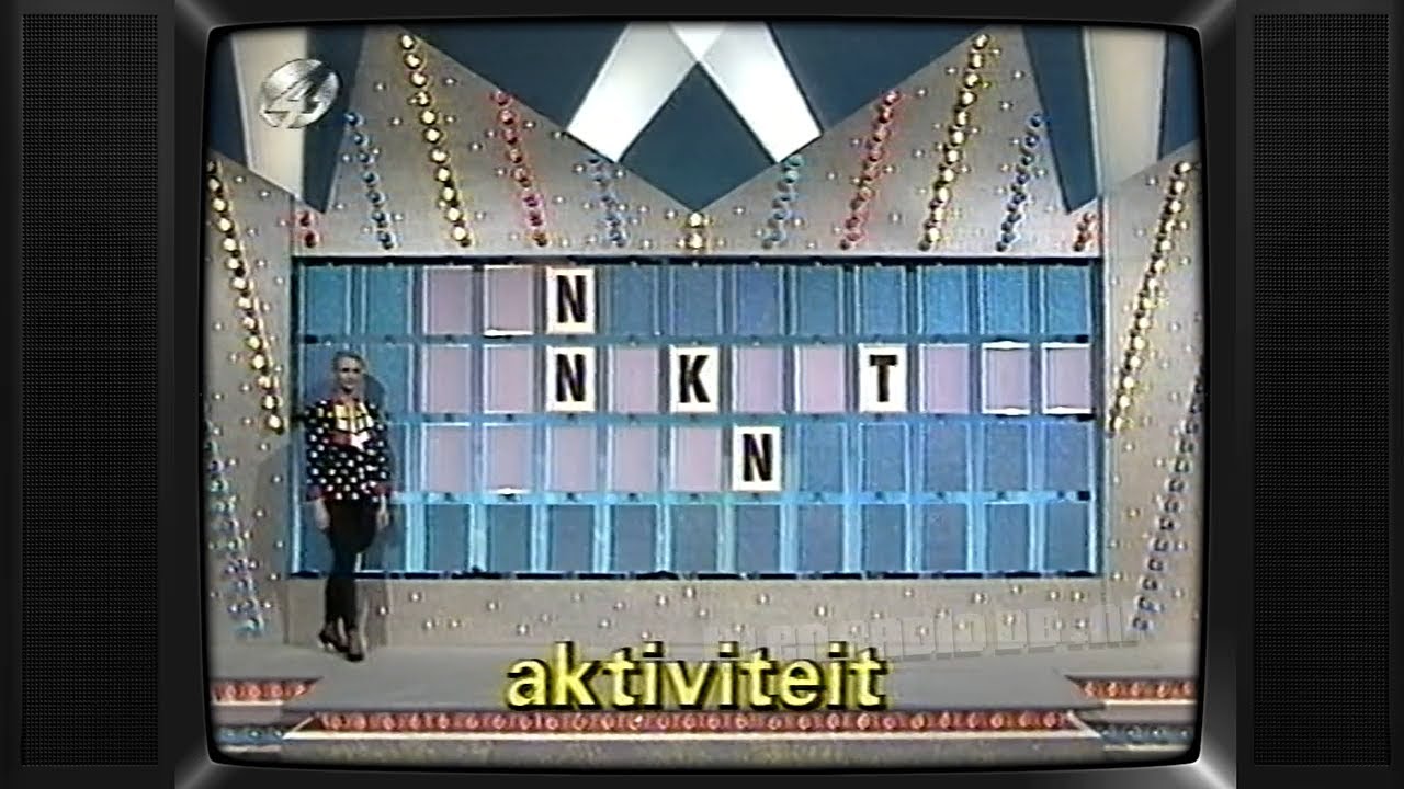 TV: Rad van Fortuin (19910425) | Quiz | Hans van der Togt | RTL4 | Leontine Ruiters