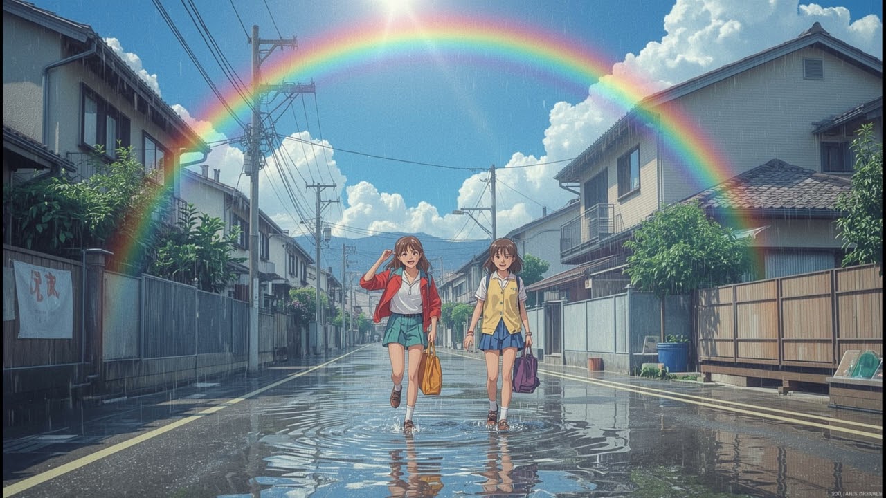 虹色の約束 (Rainbow Promise) ✧ 80s Anime Friendship Pop ✧ Joyful Summer Memories 🌈👭