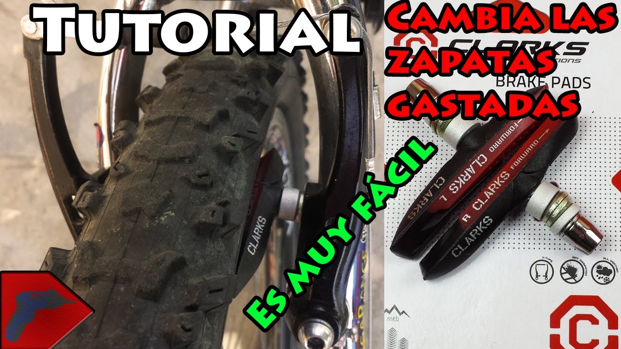 CAMBIAR ZAPATAS de FRENO BICICLETA | Tutorial