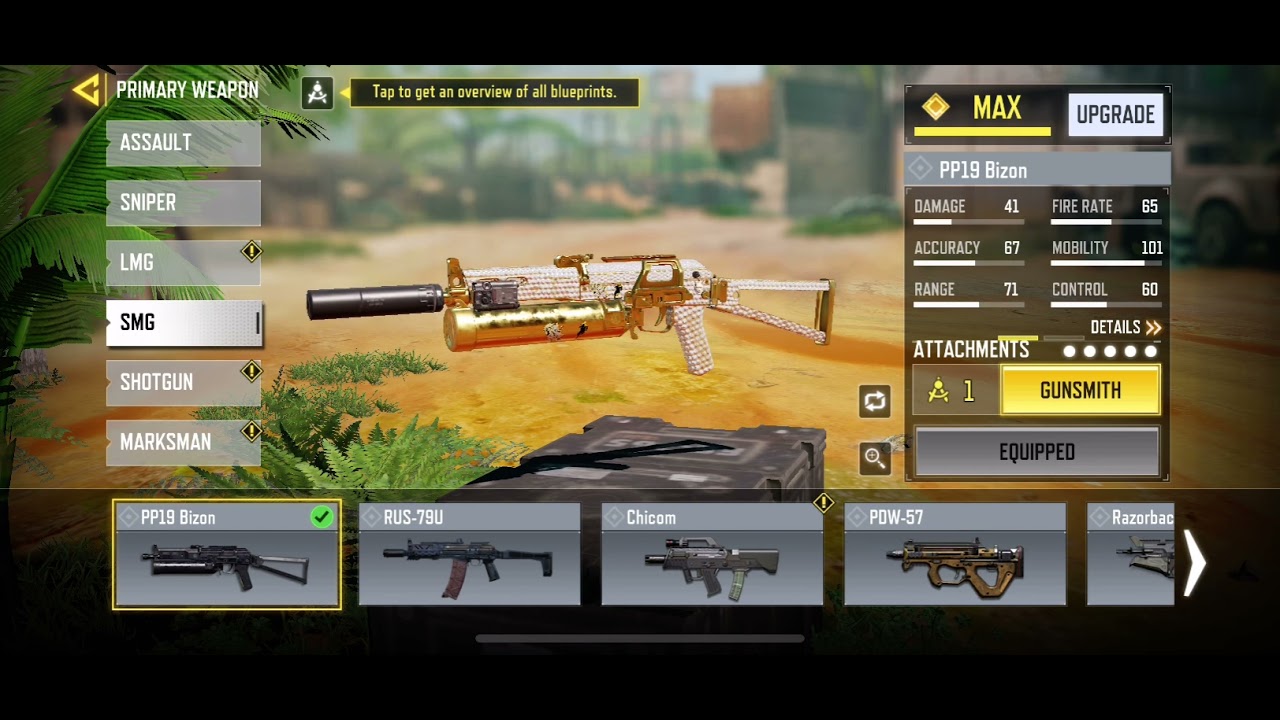 Call of Duty Mobile Pp19 BIZON Nerf/Buff Mobility and Damage Raised, Fire rate lowered