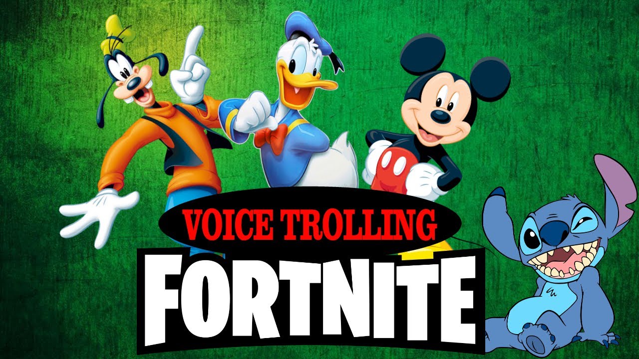 MICKEY MOUSE CLUB HOUSE IN FORTNITE! (Voice Trolling)