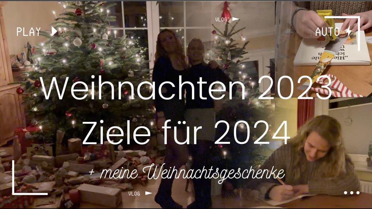 mein Weihnachten 2023, Ziele für 2024 und meine Weihnachtsgeschenke  🤶🏼✨🎁 // Madita
