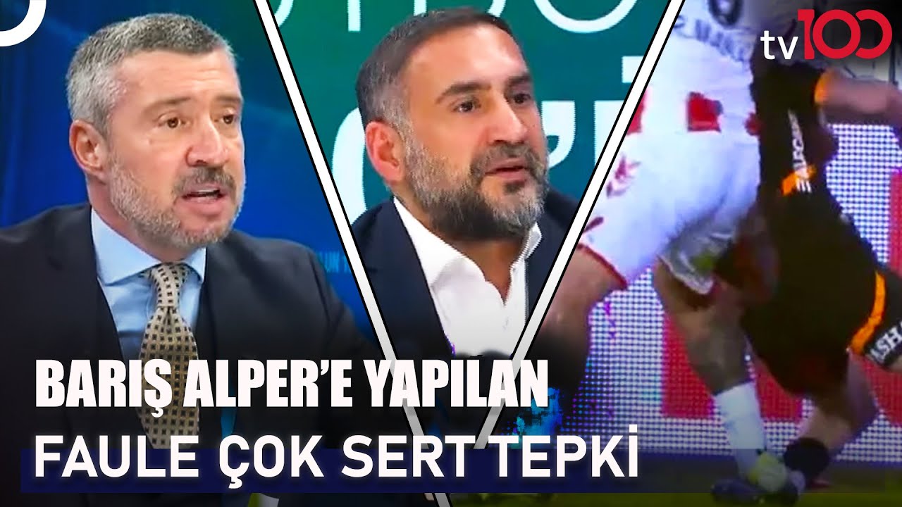 Manaj'ın Barış Alper'e Sert Faulü ve Verilmeyen Kırmızı Kart | Ersin Düzen ile Futbolun 100'ü
