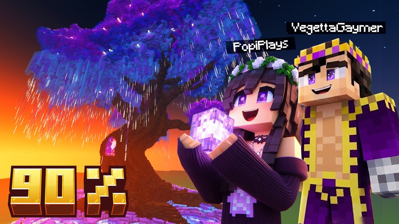 El ÁRBOL de *1M DE BLOQUES* para VEGETTA777 en #DIOSESMC | Minecraft Survival con Suscriptores