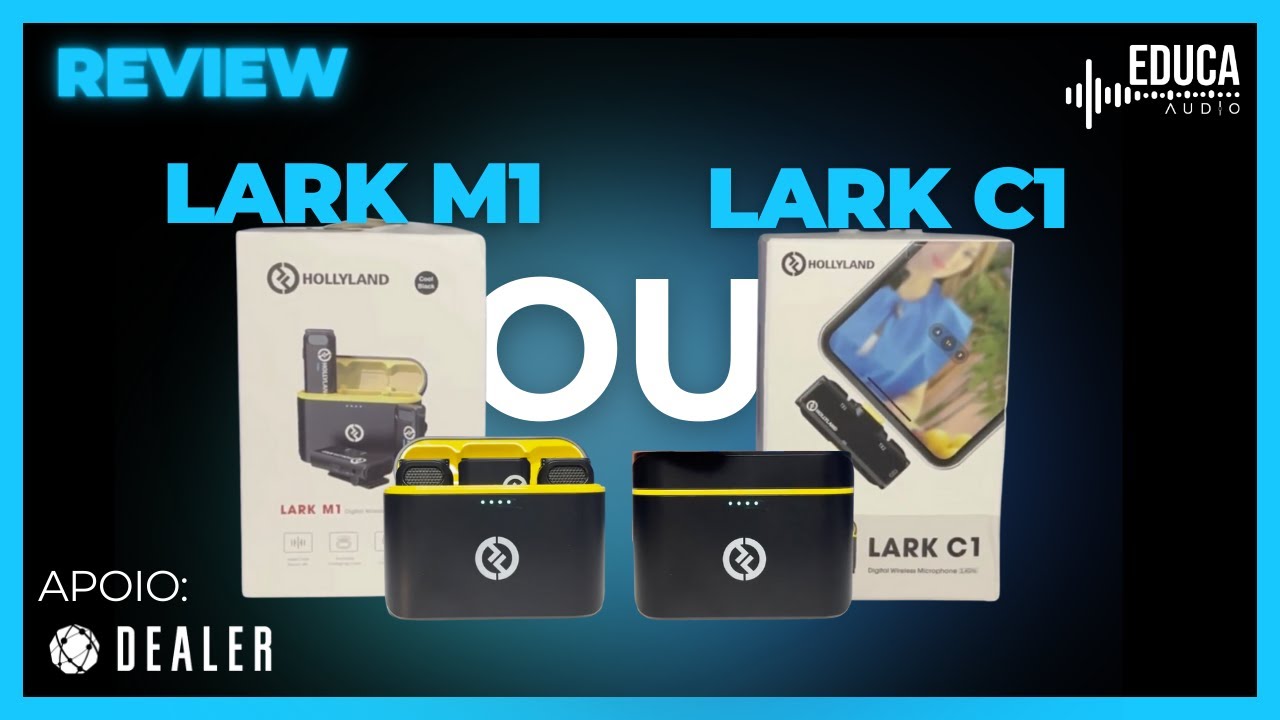 Lark M1 ou Lark C1 - Review e testes - Microfones sem Fio da HollyLand.