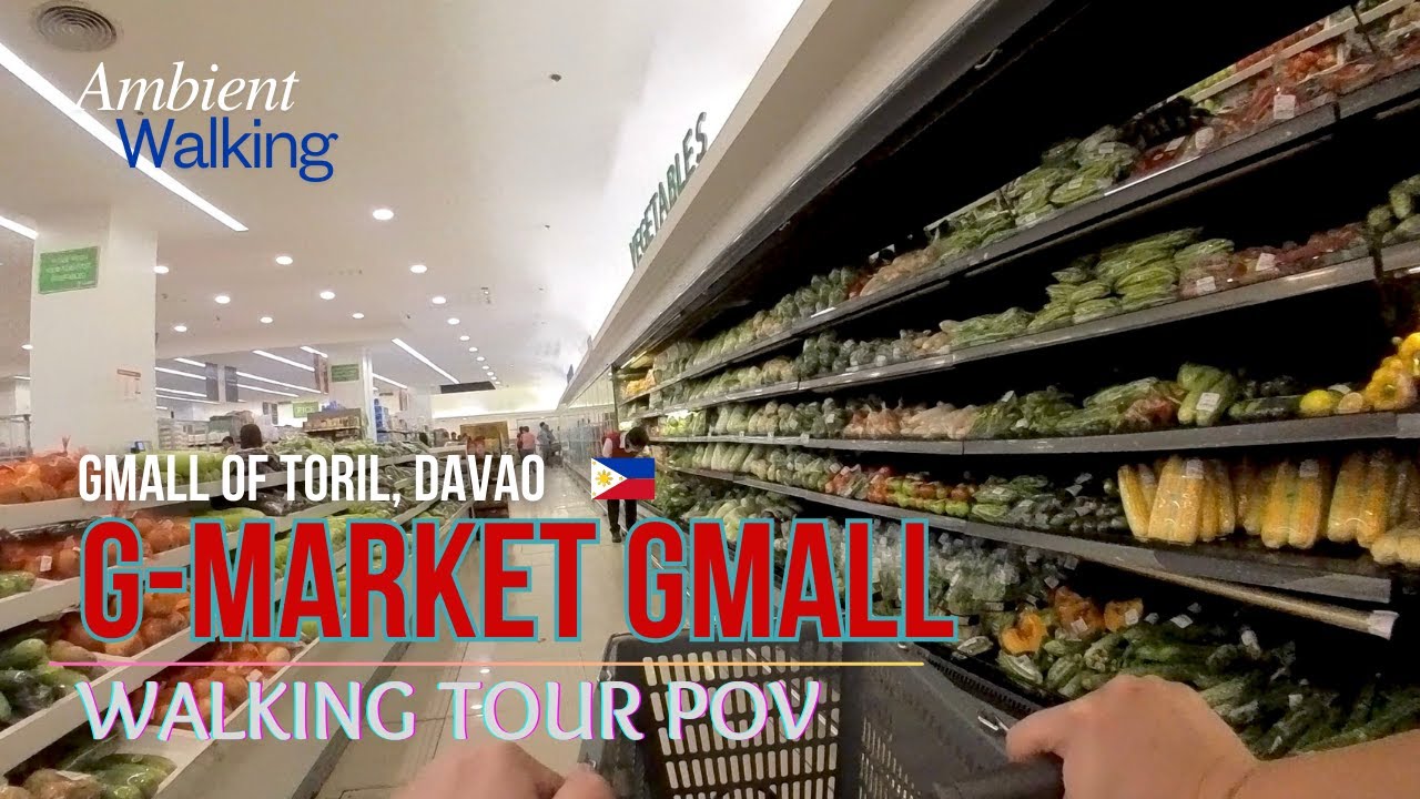 Grocery Shopping ASMR 🛒 G-Market GMall of Toril Davao Walking Tour POV 🚶 Store Ambience #ShopWithMe