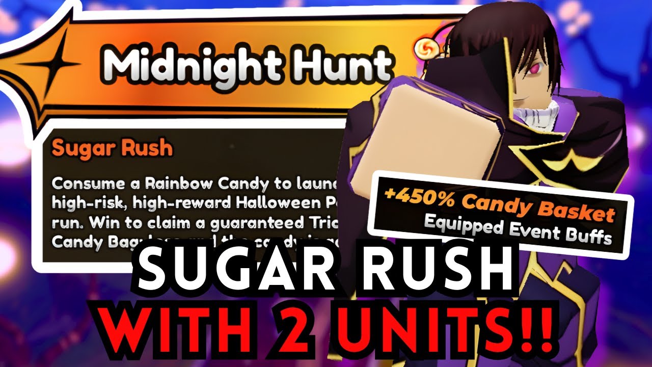 ЛЕГКО ПОБЕДИТЬ — «SUGAR RUSH» с 2 юнитами!! 🍬 | Аниме Last Stand