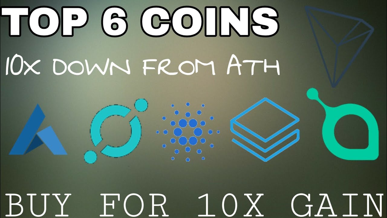 6 Coin Which Are Down 10X From ATH..! Buy For 10X Gain In Bull Run