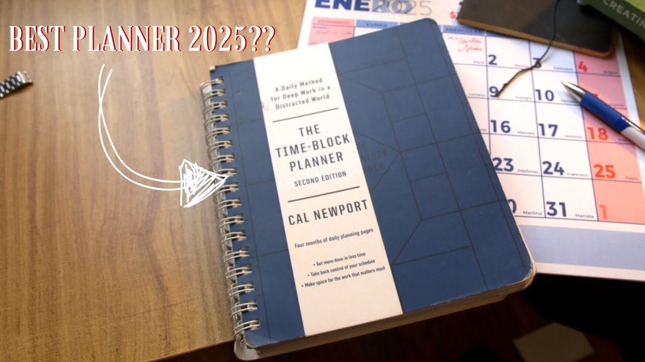 My planner for 2025 | cal newports&rsquo;s The Time Block planner
