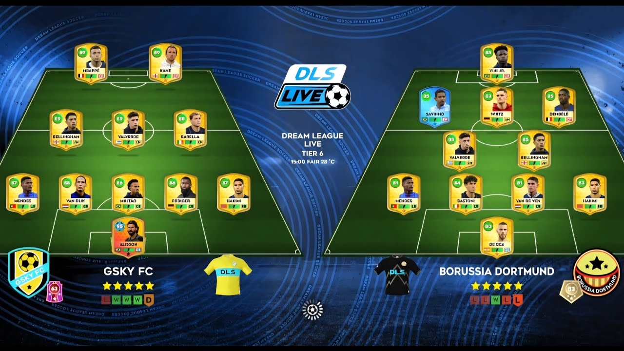 DLS 2026 | DREAM LEAGUE LIVE | ROAD TO TIER 1 (5 Matches-Tier 6-1st Try-Part 3) 🥳 Champion's Play