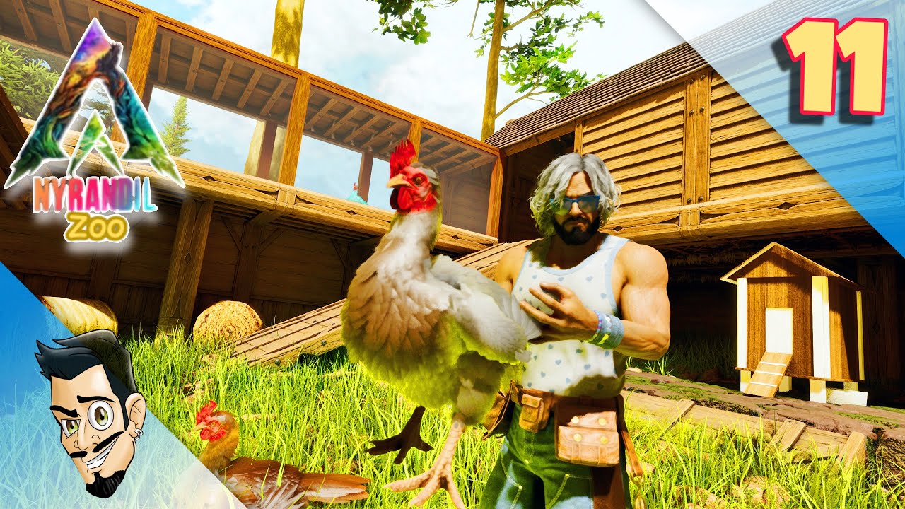 " ARK ZOO " UN POULAILLIER DE LUXE pour MES POULES ! EP11 NYRANDIL ARK SURVIVAL ASCENDED