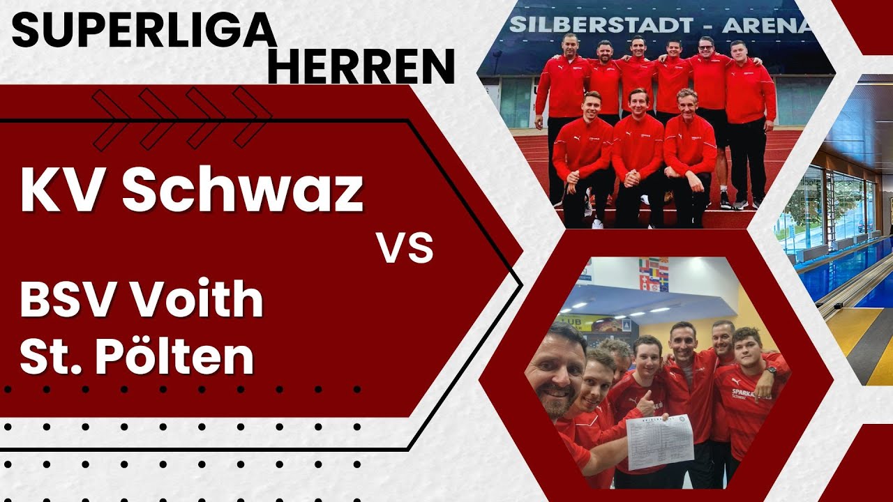 KV Schwaz I vs. BSV Voith St. Pölten | Superliga Herren | Kegeln