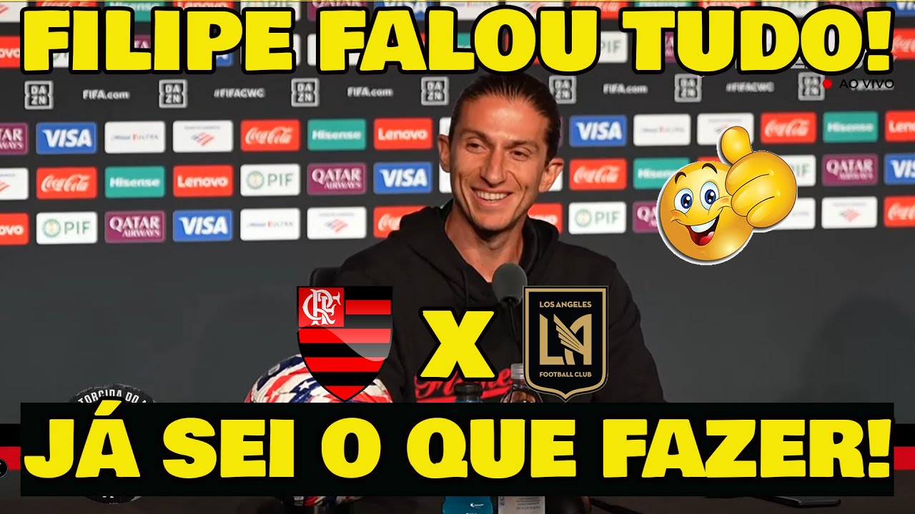FILIPE LUÍS NÃO QUER NEM SABER FLAMENGO VAI PRA CIMA! OLHA O QUE ELE FALOU NA COLETIVA...