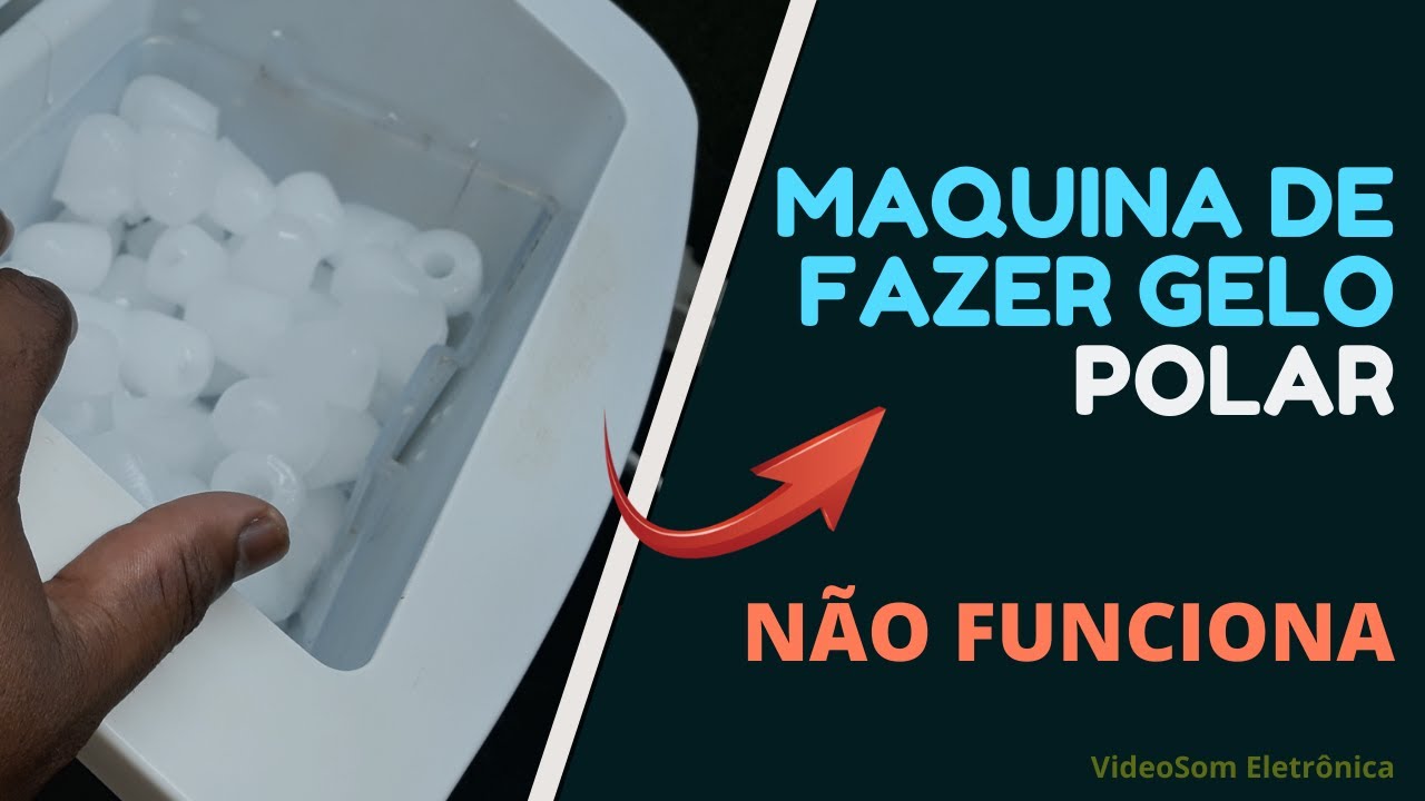 Maquina de gelo polar  não funciona