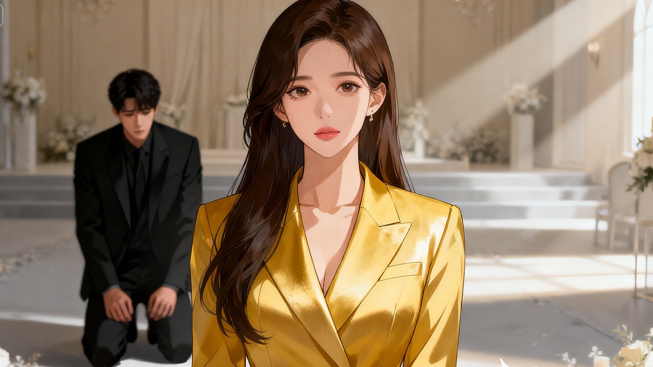 He replaced the wedding car and handed me over to another man,yet he still knelt and pleaded with me