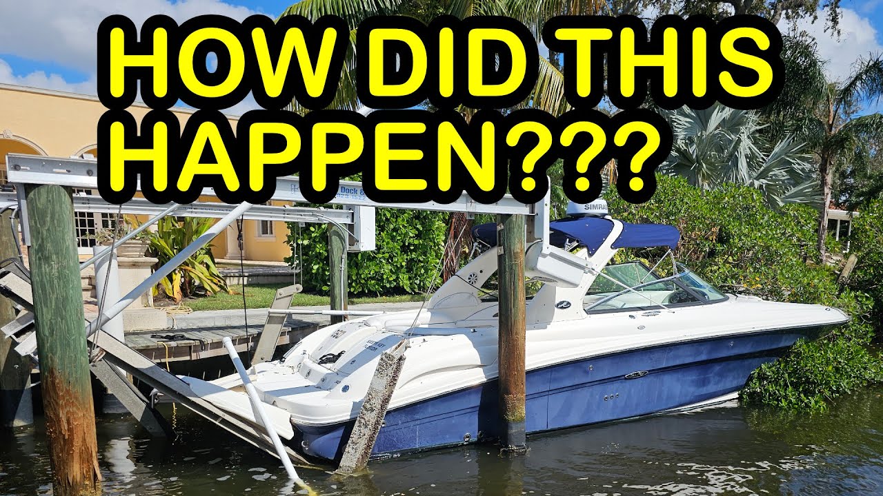 Never Seen a Lift Destroyed Like This Before! Hurricane Helene Salvage #7 | Salvage 29ft SeaRay