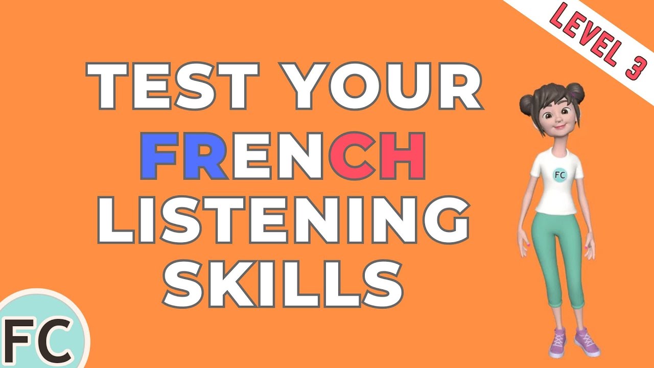 French Boost Your French Listening Skills Beginner Level 3 #frenchdictation