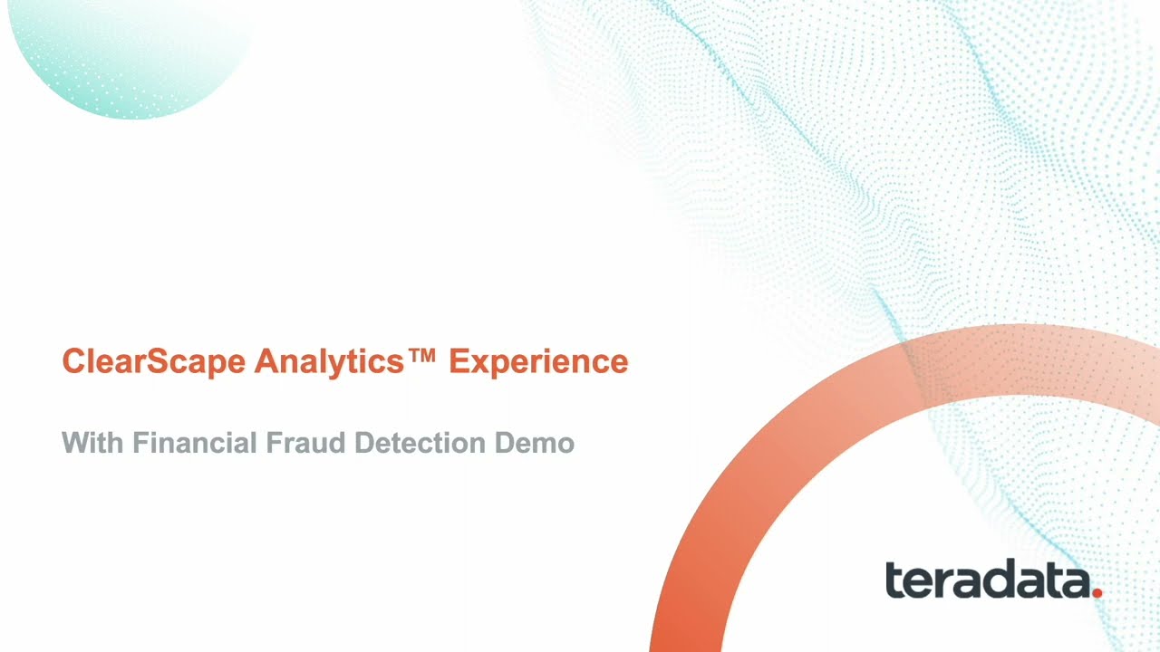 Identifying Financial Fraud Attempts - ClearScape Analytics Experience Demo