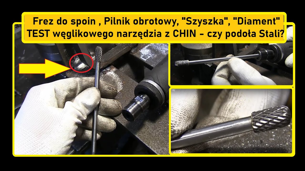 Frez do spoin spawalniczych , Pilnik obrotowy, 