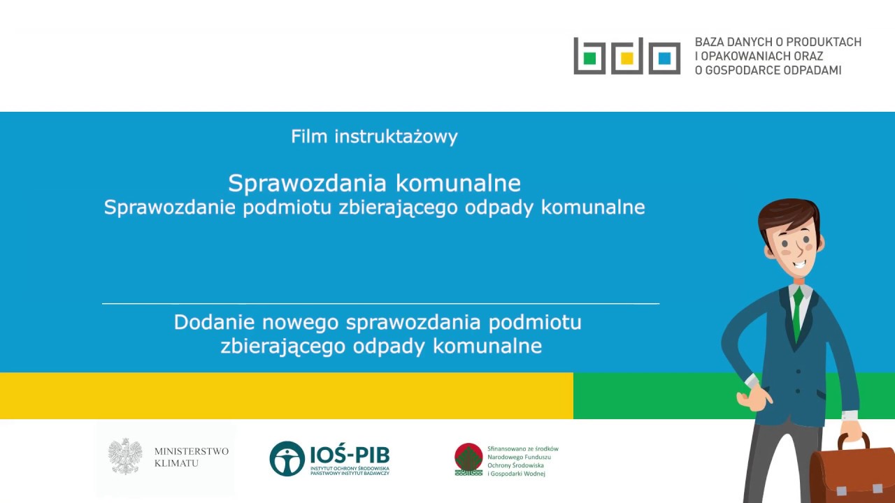 Sprawozdania komunalne - Sprawozdanie podmiotu zbierającego odpady komunalne - Dodanie nowego