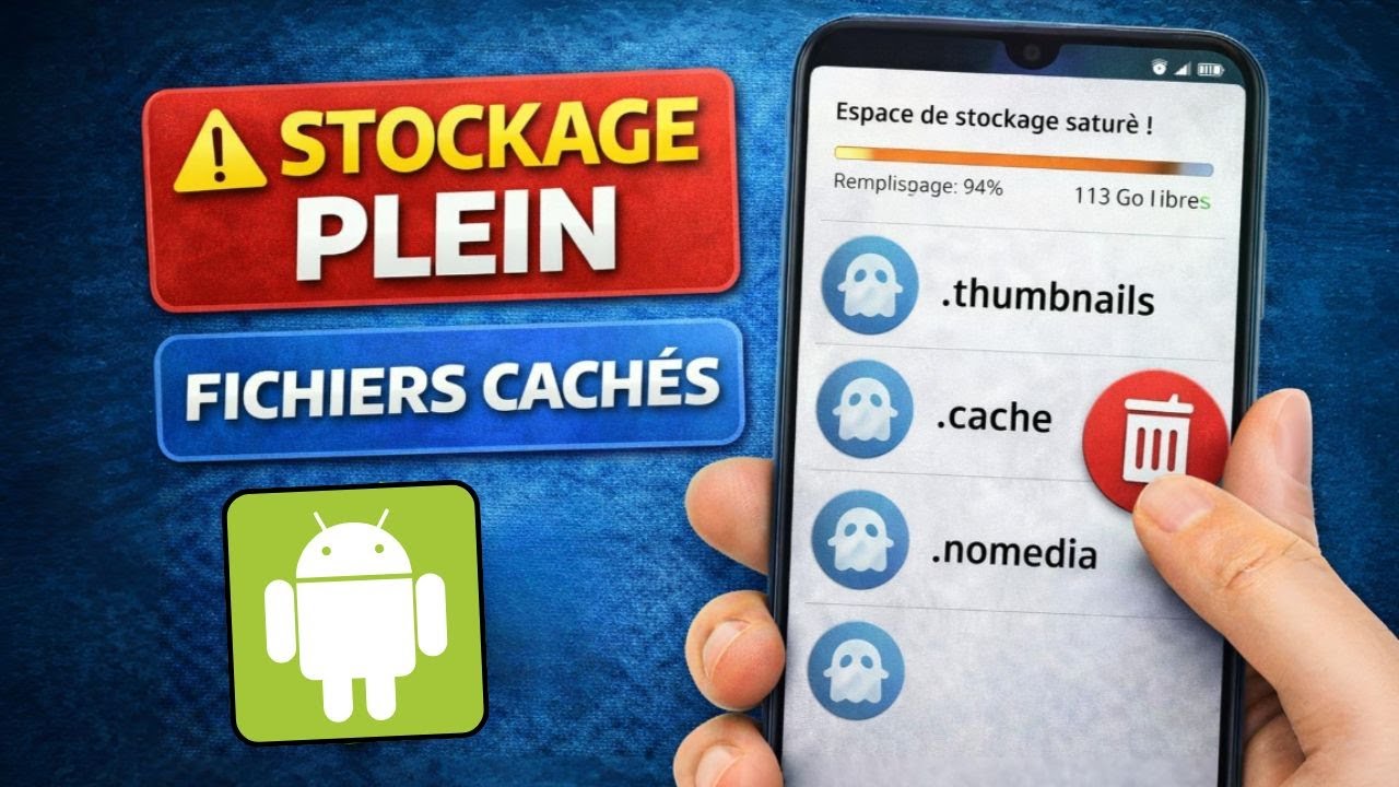 Comment supprimer définitivement les fichiers cachés sur Android