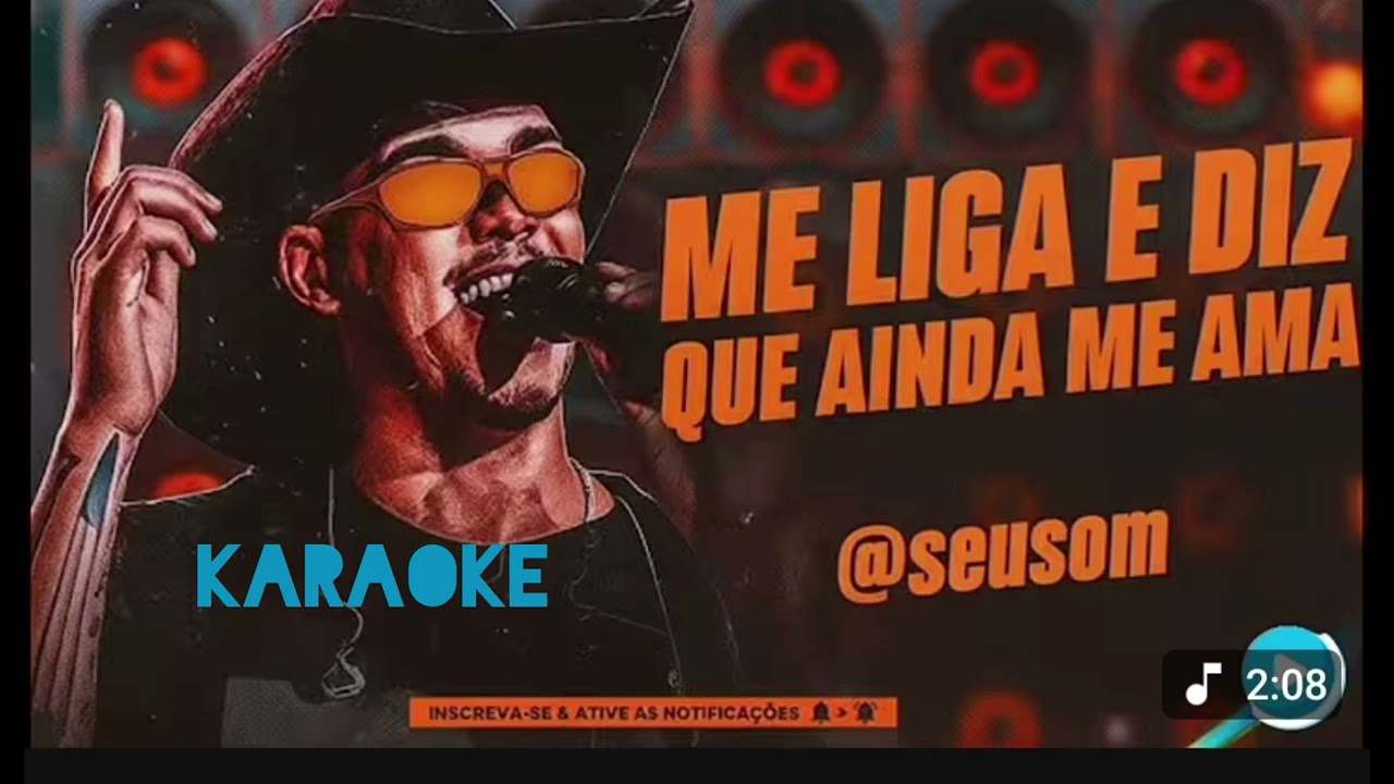 Karaoke  ze vaqueiro  me liga e diz que ainda me ama 