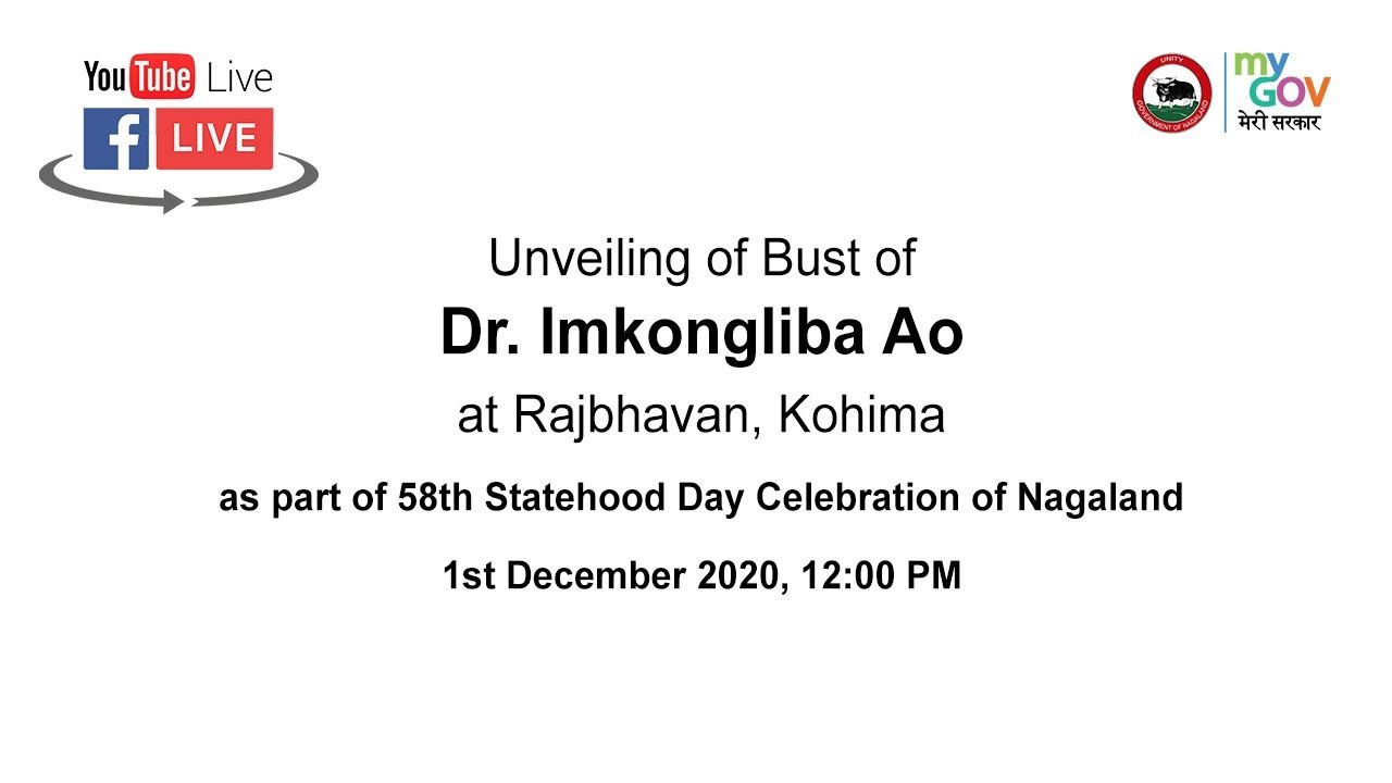 Unveiling of Bust of Dr Imkongliba Ao