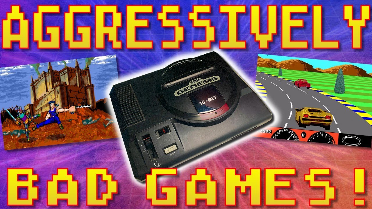 *AGGRESSIVELY BAD* Sega Genesis / Mega Drive Games!!!