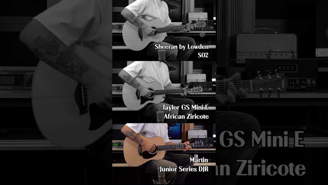 Sheeran by Lowden S02 vs Martin Junior DJR-10E vs Taylor GS Mini E I Ed Sheeran - Thinking Out Loud