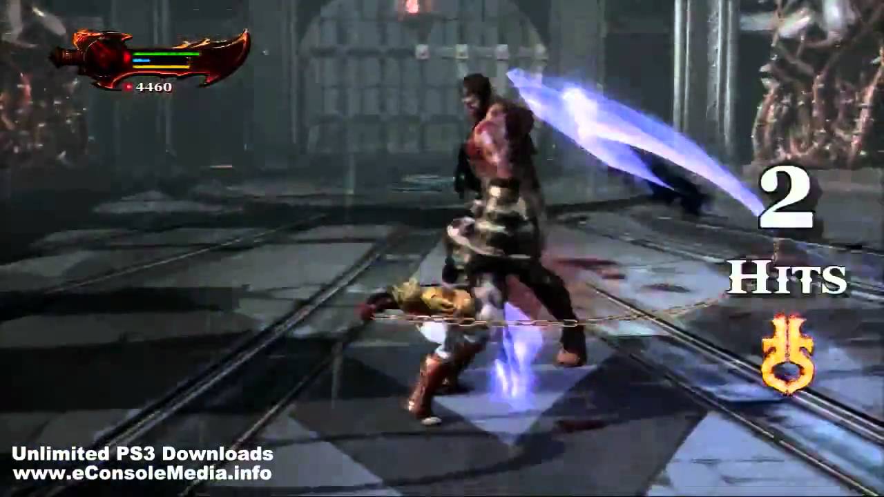 God of War 3 Kratos vs Hercules Boss Battle - The Death of Hercules