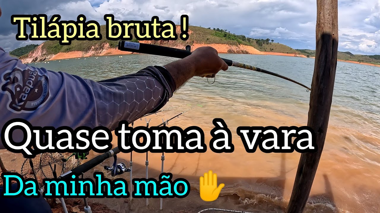 🐠🎣 pescaria com umas tilápias graudas! Represa Jaguari Igaratá sp!