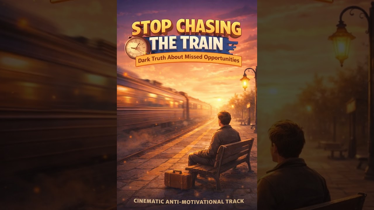 🚆 STOP CHASING THE TRAIN – Dark Truth About Missed Opportunities | Deep Cinematic Anti-Motivation