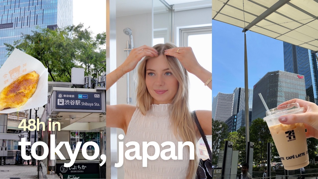 Vlog z 48 godzin w Tokio | zakupy w Ginzie, miejsca z jedzeniem i urocze miejskie momenty