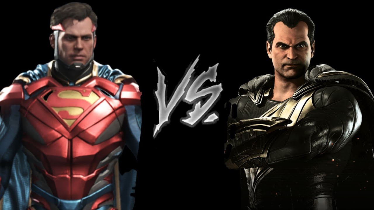 Injustice 2 Superman VS Black Adam (VERY HARD) Gameplay